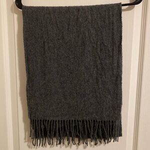Giordano Grey Cashmere-Wool Blend Scarf
